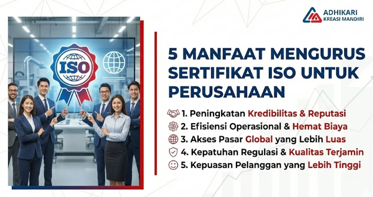 5 Manfaat Mengurus Sertifikat ISO untuk Perusahaan
