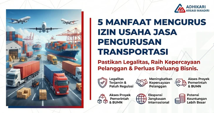 5 Manfaat Mengurus Izin Usaha Jasa Pengurusan Transportasi