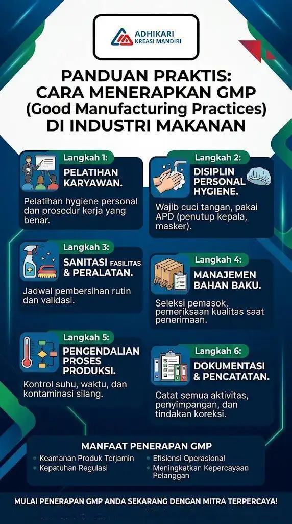 cara penerapan GMP